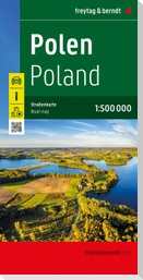 Polen, Straßenkarte 1:500.000, freytag & berndt