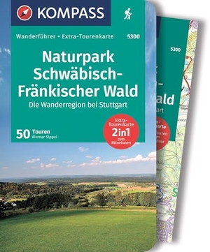 Sippel, Werner. KOMPASS Wanderführer Naturpark Schwäbisch-Fränkischer Wald, Die Wanderregion bei Stuttgart, 50 Touren mit Extra-Tourenkarte - GPS-Daten zum Download. KOMPASS Freytag & Berndt, 2022.