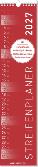 Streifenplaner ROT 2027