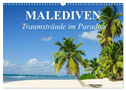 Malediven - Traumstrände im Paradies (Wandkalender 2024 DIN A3 quer), CALVENDO Monatskalender
