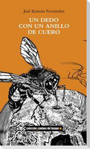 Un dedo con un anillo de cuero