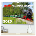 Rügens "rasender Roland" (hochwertiger Premium Wandkalender 2025 DIN A2 quer), Kunstdruck in Hochglanz