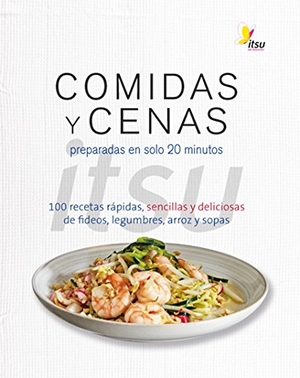 Metcalfe, Julian / Blanche Vaughan. Comidas y cenas Itsu : preparadas en solo 20 minutos : 100 recetas rápidas, sencillas y deliciosas de fideos, legumbres, arroz y sopas. Ediciones Omega, S.A., 2016.