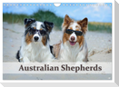 Wunderbare Australian Shepherds (Wandkalender 2025 DIN A4 quer), CALVENDO Monatskalender