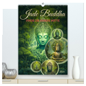 Jade Buddha - Finde die innere Mitte (hochwertiger Premium Wandkalender 2025 DIN A2 hoch), Kunstdruck in Hochglanz