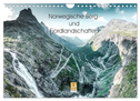 Norwegische Berg- und Fjordlandschaften (Wandkalender 2025 DIN A4 quer), CALVENDO Monatskalender