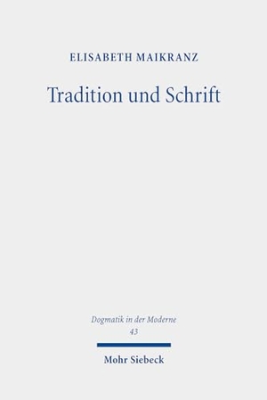 Maikranz, Elisabeth. Tradition und Schrift - Eine Verhältnisbestimmung bei Wolfhart Pannenberg und Walter Kasper. Mohr Siebeck GmbH & Co. K, 2023.