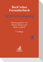 Beck'sches Formularbuch Strafverteidigung
