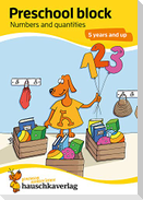 Preschool block - Numbers and quantities 5 years and up, A5-Block