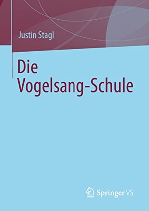 Stagl, Justin. Die Vogelsang-Schule. Springer-Verlag GmbH, 2022.