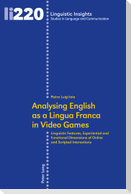 Analysing English as a Lingua Franca in Video Games