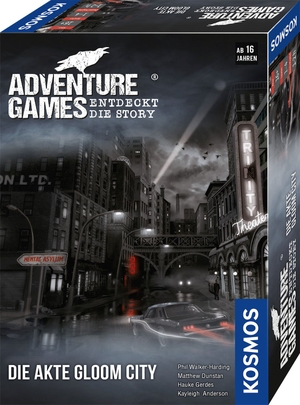 Adventure Games - Die Akte Gloom City. Franckh-Kosmos, 2021.