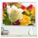 Rosen Blüten Terminkalender (hochwertiger Premium Wandkalender 2024 DIN A2 quer), Kunstdruck in Hochglanz
