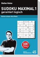 SUDOKU MAXIMAL 1 - garantiert logisch
