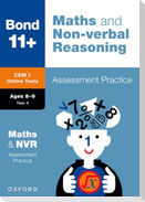 Bond 11+ CEM Maths & Non-verbal Reasoning Assessment Papers 8-9 Years (for Cambridge Select Insight)
