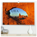 USA - Grandioser Südwesten (hochwertiger Premium Wandkalender 2024 DIN A2 quer), Kunstdruck in Hochglanz