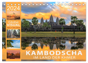 KAMBODSCHA - Im Land der Khmer (Tischkalender 2024 DIN A5 quer), CALVENDO Monatskalender
