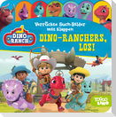 Dino Ranch - Verrückte Such-Bilder mit Klappen - Dino-Ranchers, los! - Pappbilderbuch mit 17 Klappen - Wimmelbuch für Kinder ab 18 Monaten