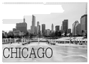 Icy Chicago (Wandkalender 2025 DIN A3 quer), CALVENDO Monatskalender