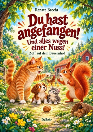 Brecht, Renate. Du hast angefangen! Und alles wegen einer Nuss! Zoff auf dem Bauernhof. DeBehr, 2026.