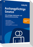 Aushangpflichtige Gesetze