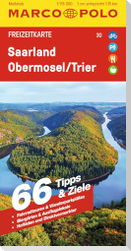 MARCO POLO Freizeitkarte 30 Saarland, Obermosel, Trier 1:115.000