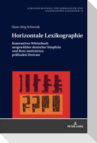 Horizontale Lexikographie