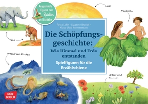 Brandt, Susanne / Klaus-Uwe Nommensen. Die Schöpfungsgeschichte. Wie Himmel und Erde entstanden. Erzählschienen-Figurenset - Ausgestanzte Spielfiguren und Skript. Religionspädagogik in Kindergarten und Grundschule. Die biblische Geschichte von der Erschaffung der Welt entdecken. Don Bosco Medien GmbH, 2024.
