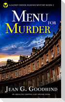 MENU FOR MURDER an absolutely gripping cozy mystery novel