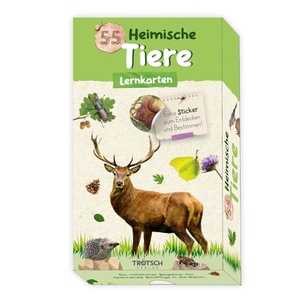 Trötsch Verlag GmbH & Co. KG (Hrsg.). Trötsch 55 Lernkarten Heimische Tiere - Lernkarten Natur Forschen Wissen Fragen. Trötsch Verlag GmbH, 2024.