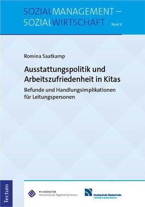Saatkamp, Romina. Ausstattungspolitik und Arbeitszufriedenheit in Kitas - Befunde und Handlungsimplikationen für Leitungspersonen. Tectum Verlag, 2025.