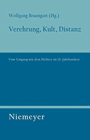 Braungart, Wolfgang (Hrsg.). Verehrung, Kult, Distanz - Vom Umgang mit dem Dichter im 19. Jahrhundert. De Gruyter, 2004.