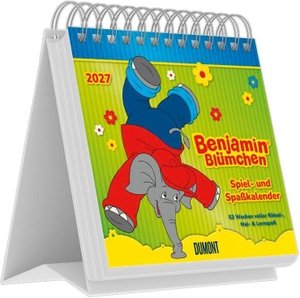 Neumann Verlage GmbH & Co KG (Hrsg.). Benjamin Blümchen Spiel- und Spaßkalender 2027 - Tischkalender 17x16 cm mit 53 Aktivitäten zum Basteln, Rätseln und Malen. Neumann Verlage GmbH & Co, 2026.