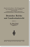 Deutsches Reichs- und Landesstaatsrecht