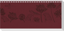 Tisch-Querkalender Nature Line Flower 2027