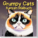 Katzen Malbuch - Cozy Malbuch - Grumpy Cats Malbuch - Malbuch mit Katzen