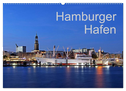 Hamburger Hafen (Wandkalender 2024 DIN A2 quer), CALVENDO Monatskalender