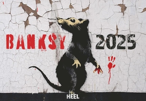 Banksy Kalender 2025 - Ausgewählte Bilder des Graffiti-Künstlers. Kunstkalender Streetart Wandkalender. Heel Verlag GmbH, 2024.