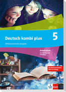 Deutsch kombi plus 5. Arbeitsheft mit Medien und eTraining Klasse 5. Differenzierende Ausgabe
