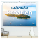 Malerisches Kroatien (hochwertiger Premium Wandkalender 2025 DIN A2 quer), Kunstdruck in Hochglanz