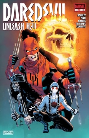 Schultz, Erica. Daredevil: Unleash Hell - Red Band. Marvel Comics, 2025.
