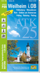 ATK25-P09 Weilheim i.OB (Amtliche Topographische Karte 1:25000)