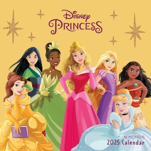 Disney Princess 2025 30X30 Broschürenkalender. Pyramid Lizenzen, 2024.