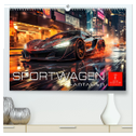 Sportwagen Fantasien (hochwertiger Premium Wandkalender 2025 DIN A2 quer), Kunstdruck in Hochglanz