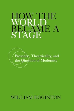 Egginton, William. How the World Became a Stage - Presence, Theatricality, and the Question of Modernity. SUNY Press, 2002.