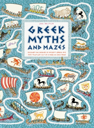 Bajtlik, Jan. Greek Myths and Mazes. Candlewick Press (MA), 2019.