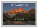 Patagonien mit Feuerland (Wandkalender 2025 DIN A3 quer), CALVENDO Monatskalender