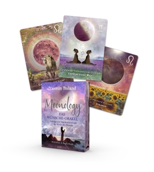 Boland, Yasmin. Moonology - Das Wünsche-Orakel - Erfolgreich manifestieren mit der Kraft des Mondes. 48 Karten & Begleitbuch mit 176 Seiten. Integral, 2022.