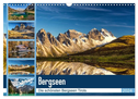 Tiroler Bergseen (Wandkalender 2024 DIN A3 quer), CALVENDO Monatskalender