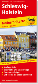 Motorradkarte Schleswig-Holstein 1:250 000